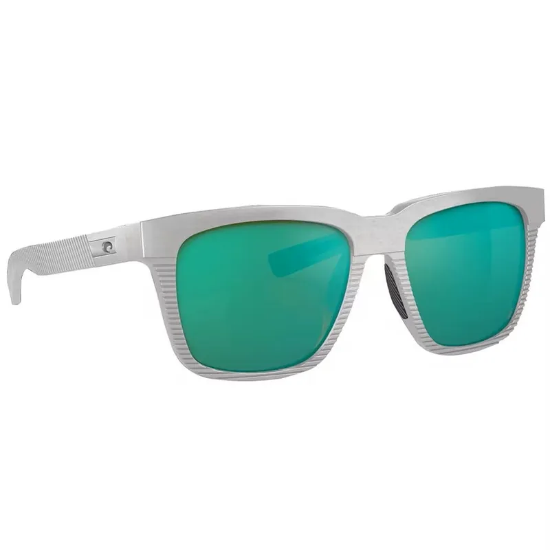 Costa Del Mar Pescador Polarized Sunglasses Net Gray Green Mirror 580G
