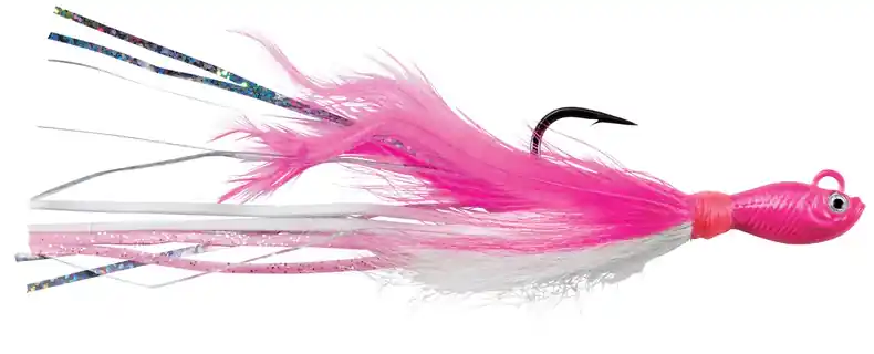 SPRO Power Bucktail Custom Jig - 3 oz. Pink Flash