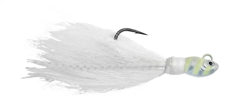 SPRO Power Bucktail Jig - 1 oz. Zebra White