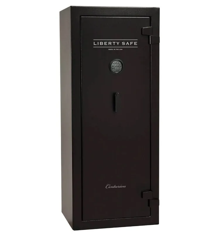 Liberty Centurion 18 Capacity Gun Safe Fire Rated 30 Mins. Black LBCNXXS-BKTFLTLS-TBK