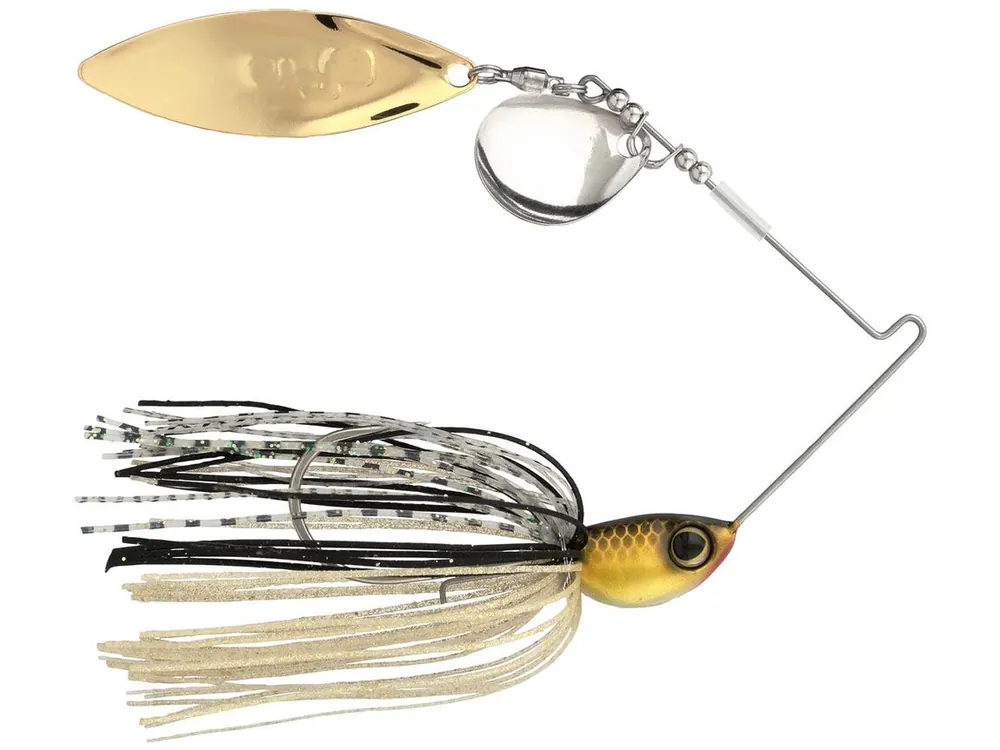 Shimano Swagy Strong Colorado Willow Spinnerbait - 1/2 oz. Black/Gold
