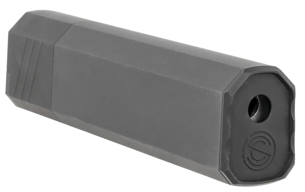 Silencerco Osprey 9 2.0 Series 9mm Suppressor Usable w/Standard Pistol Sights Aluminum/Stainless Steel Black