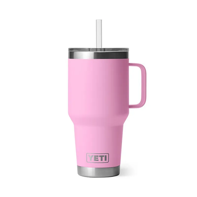 YETI Rambler 35 oz. Mug w/Straw - Power Pink