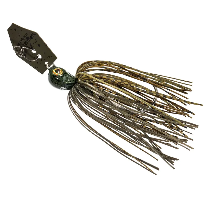 Z-Man ChatterBait Elite EVO Jig - 3/8 oz. Green Pumpkin