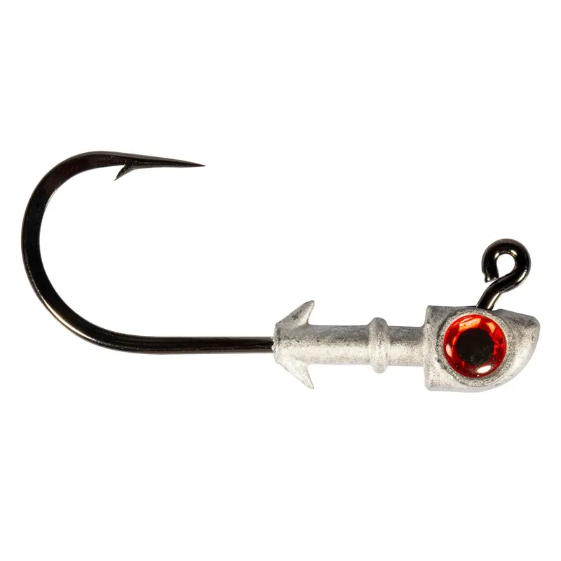 Z-Man DieZel Eye Jigheads - 8/0 3/4 oz. Red