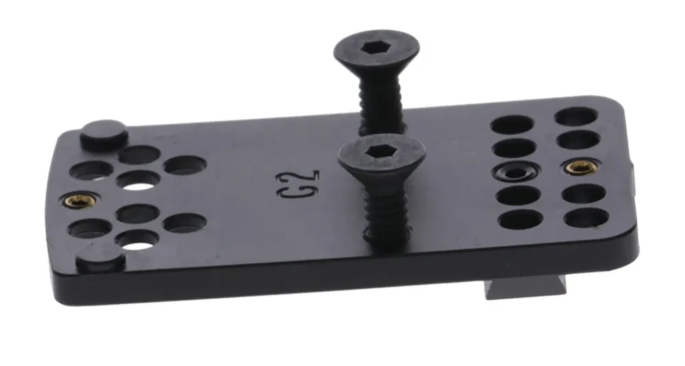 TruGlo Pistol Red Dot Sight Mount Black Nitride Fortress