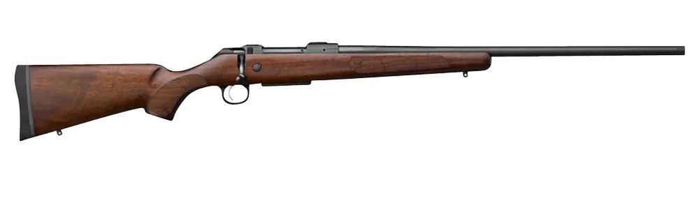 CZ-USA 600 American 223 Rem Rifle 24" Grade A Dark Walnut 07701
