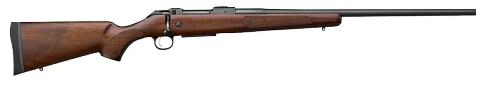 CZ-USA CZ 600 American 30-06 Springfield Bolt Action Rifle 24" Threaded Barrel Drilled/Tapped Receiver Walnut Stock Right Hand 07722