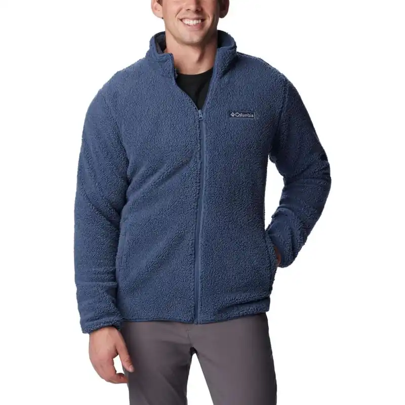 Columbia Men‘s Rugged Ridge III Full Zip Sherpa Fleece - Dark Mountain 2059181478