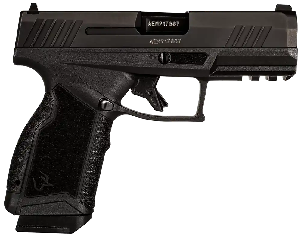 Taurus GX4 Carry 9mm Pistol 15+1 3.70" SS Barrel Steel Slide Polymer Frame White Dot Frt/Adj Rear Sight SAO Black 1-GX4CR941