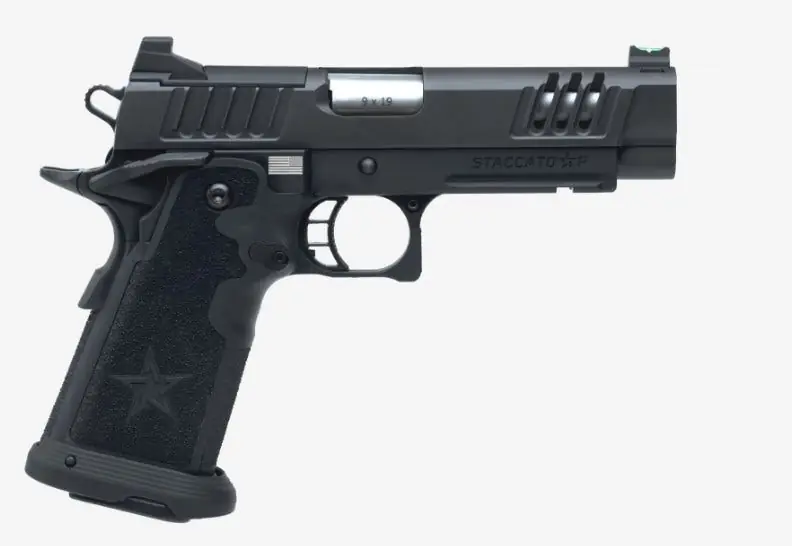 Staccato P 9mm Luger Pistol 4.4" Black 12120000000301