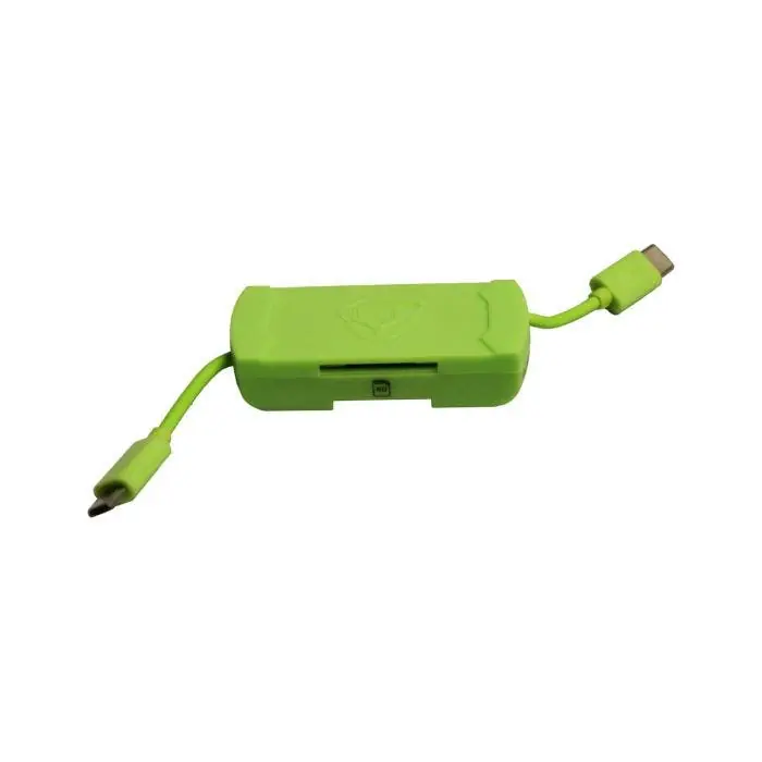 HME Compact Portable SD Card Reader for Android Devices with On The Go Technology (OTG) One USB 2.0 Hub HME-SDCRAND