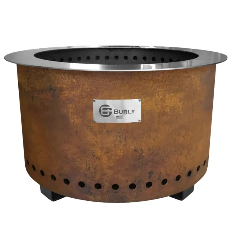 Burly Virginian Fire Pit - Corten