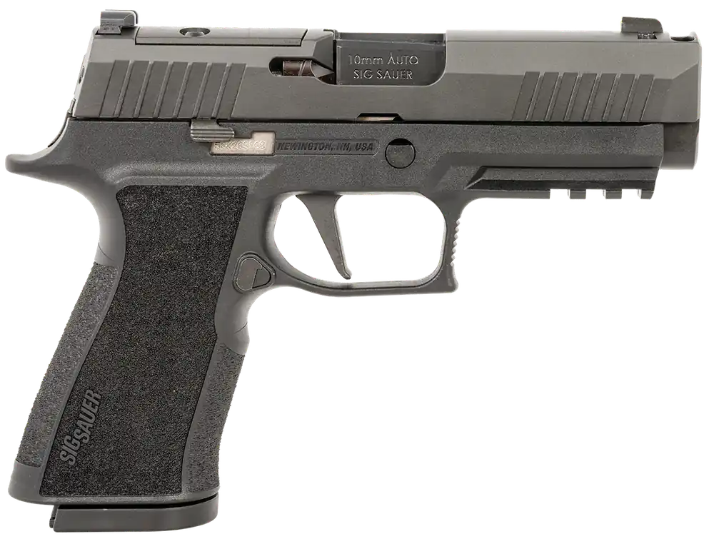 Sig Sauer P320 XTen Comp 10mm Pistol 15+1 3.80" Bull Barrel SS Slide Polymer Frame XRAY3 Sights Optic Ready Blk 320XCA-10-COMP