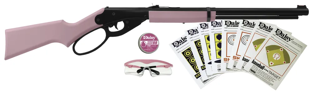 Daisy Pink Red Ryder Fun Kit, .177, 350 FP 994999-403