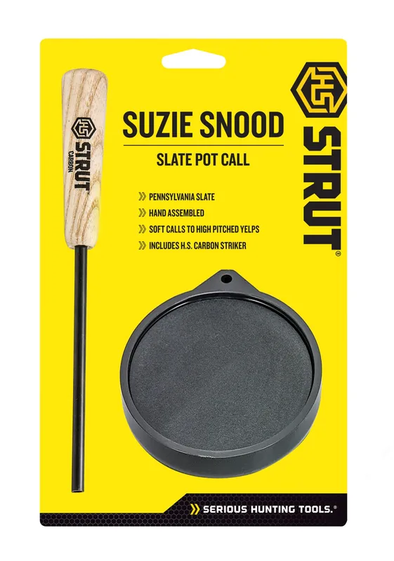 Hunters Specialties Suzie Snood Slate Call Attracts Turkey Species Black HSSTR100170