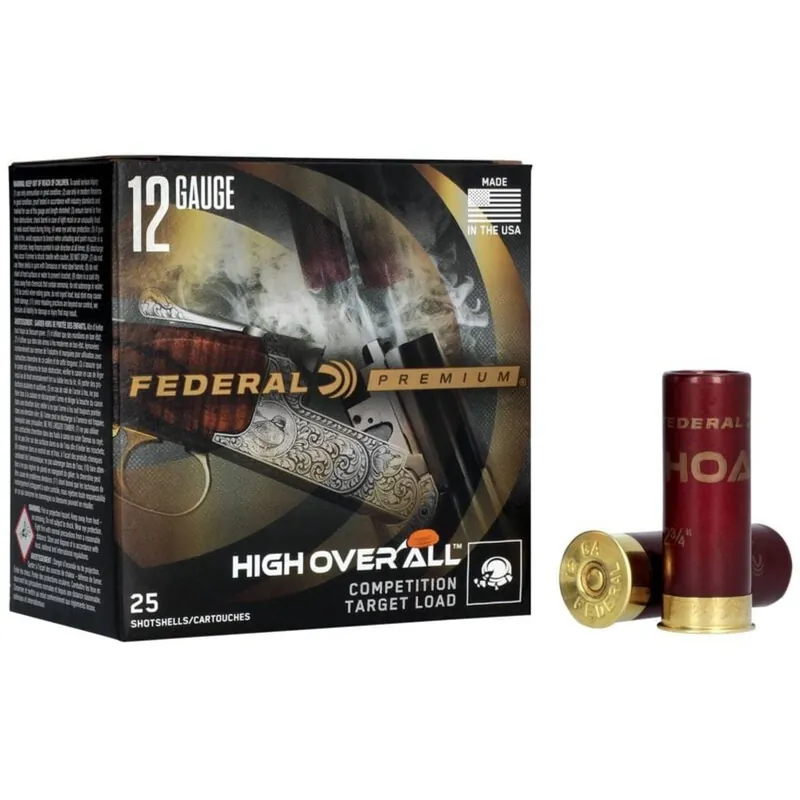 Federal High Overall 12 Gauge 2 3/4" 7/8 oz. 9 Shot 25 Rounds