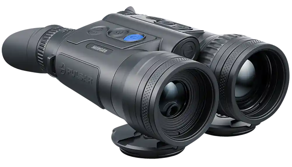 Pulsar Merger LRF XQ35 Thermal Imaging Binocular 3-12x35mm 384x288 50Hz Resolution Zoom 4x Black