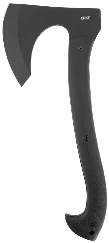 CRKT Skeggox 4.83" Plain Axe w/Beard, SK-5 Steel Blade, Black Contoured GRN Handle, 12.94" OAL 2917