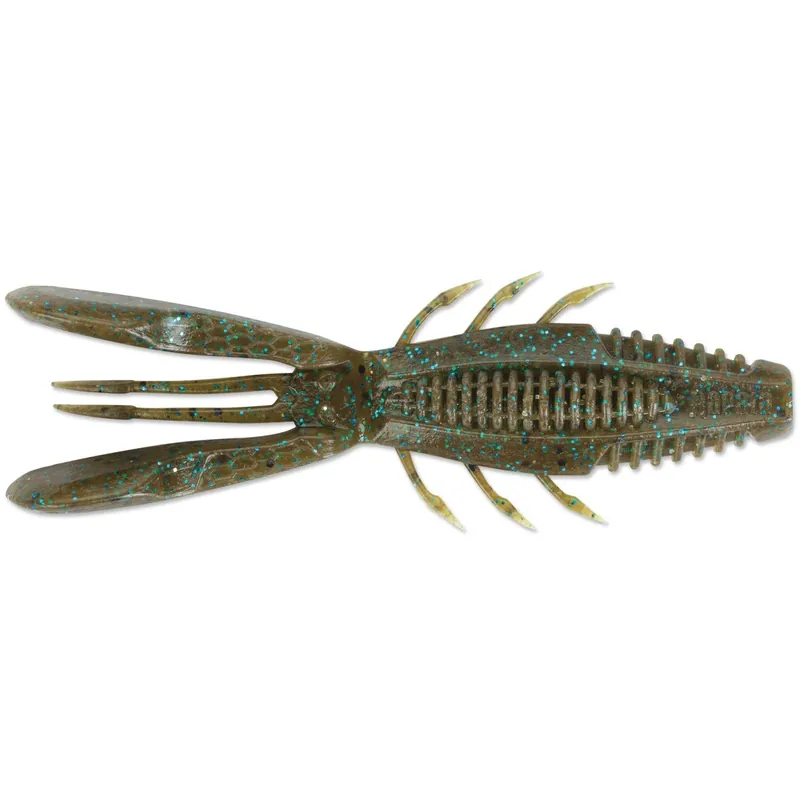 Rapala CrushCity Bronco Bug - 4" Green Pumpkin Blue
