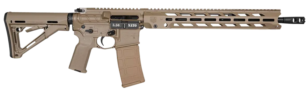 Diamondback DB15 5.56 NATO 30+1 16" Chromoly Barrel Alum Rec M-LOK Handguard Adj Syn Stock Extended Rail Brake FDE DB1784K061