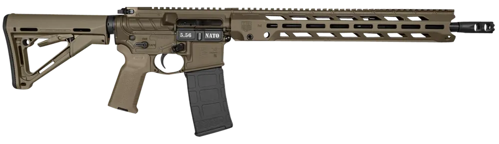 Diamondback DB15 5.56x45mm NATO 30+1 16", OD Green, 15" M-Lok Anti-Rotation Handguard