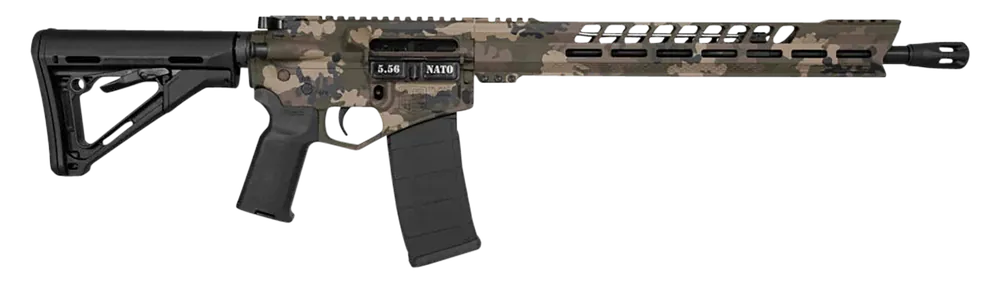 Diamondback DB15 5.56x45mm NATO 30+1 16", Multicam Rec/15" Slim M-Lok V-Rail Handguard