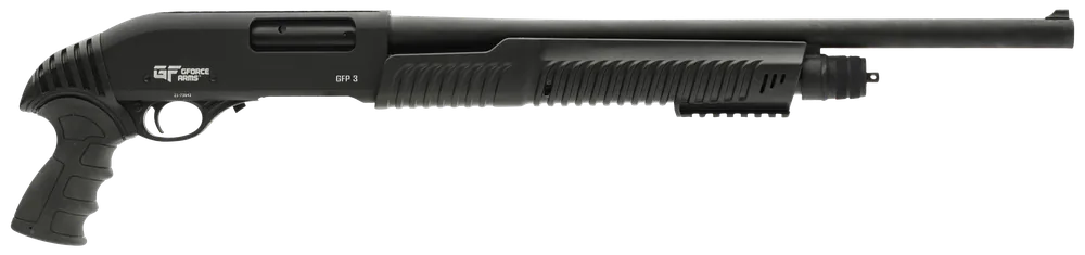 Gforce Arms GFP3REX 12 Gauge Pump Shotgun 20" Black GFP3REX