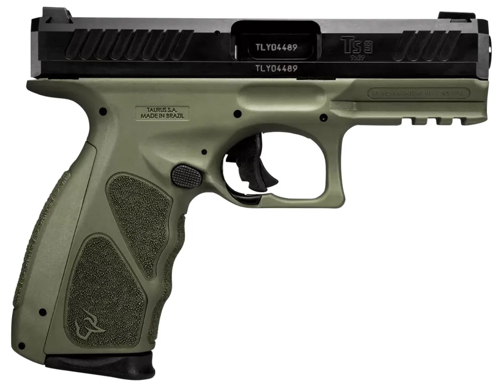 Taurus TS9 9mm Luger Pistol 4" OD Green 1-TS9SR041O