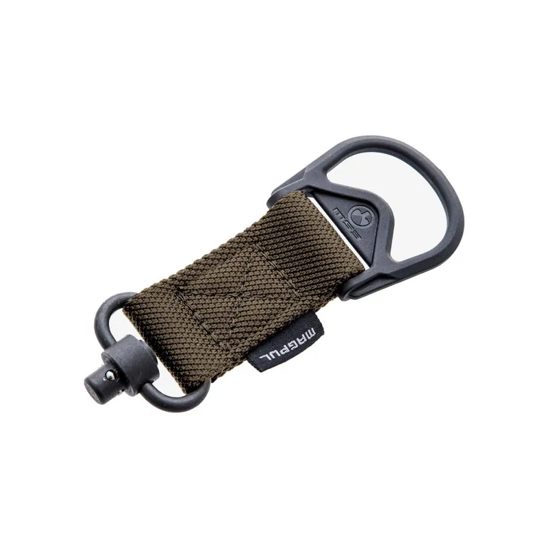 Magpul MS1 MS3 QD Sling Adapter Steel With Manganese-phosphate Finish 1 1/4" Coyote Polymer Webbing