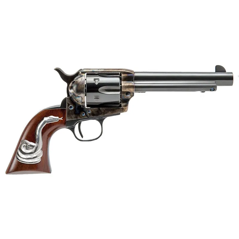 Cimarron Arms Man With No Name Revolver .45 Colt Blued 4.75"