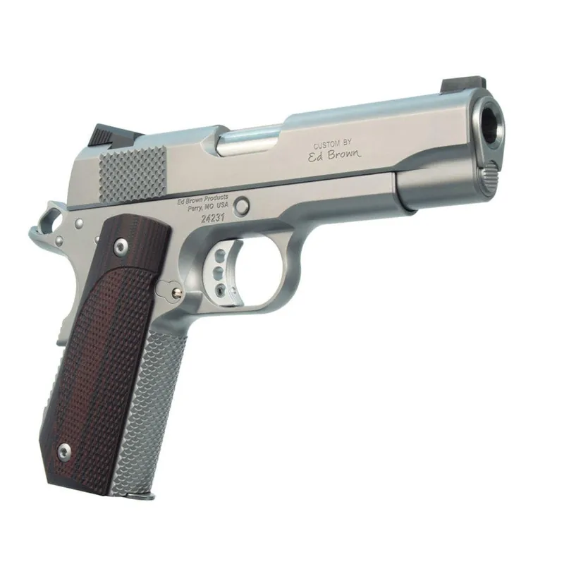 Ed Brown Kobra Carry Pistol 45ACP Matte Stainless 4.25"