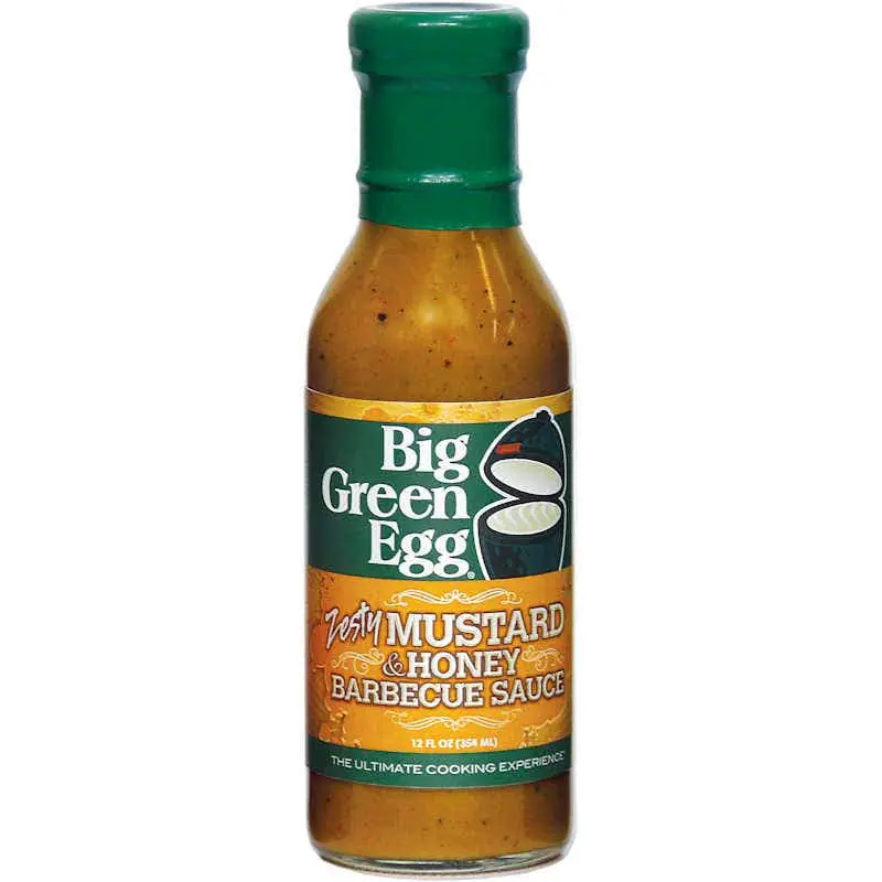 Big Green Egg Smokehouse-Style BBQ Sauce - Zesty Mustard Honey 12 FL OZ