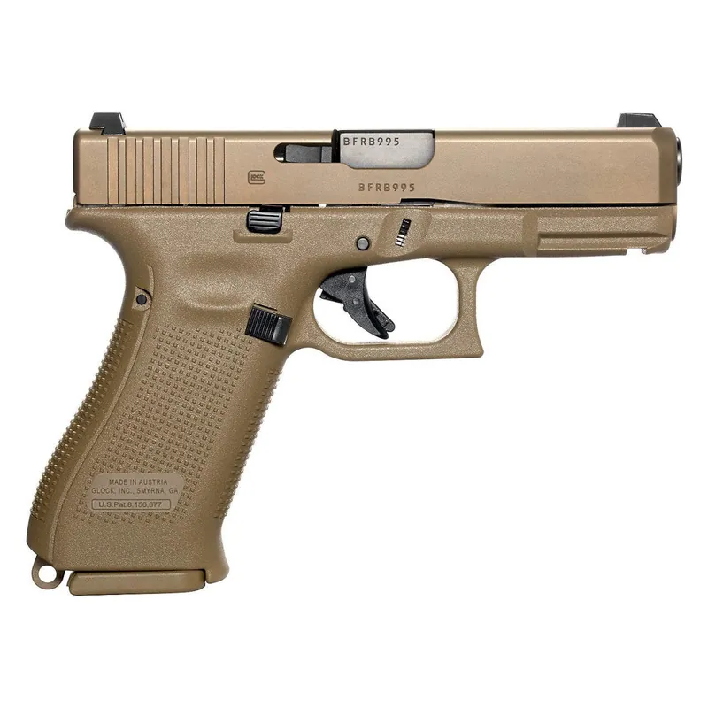 Glock 19X Pistol 9mm Coyote Tan 4.02"
