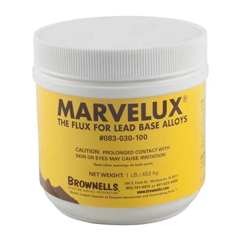 Brownells Marvelux Bullet Casting Flux - 1 lb.