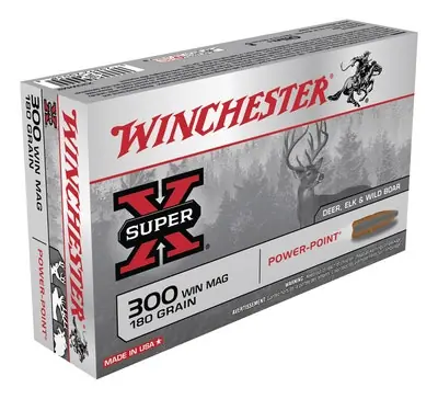 Winchester Super-X .300 Winchester Magnum 180 Gr Power-Point