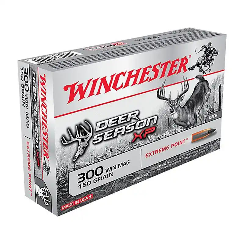 Winchester 300 Win. Mag. 150 Gr. 3260 FPS Deer Season XP 20 Per Box