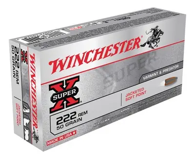 Winchester Super-X .222 Rem 50 Gr Pointed Soft Point