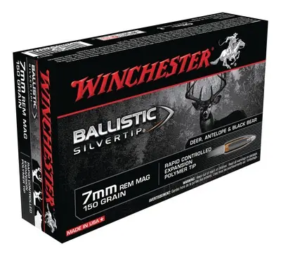 Winchester Ballistic Silvertip 7mm Rem Magnum 150 Gr