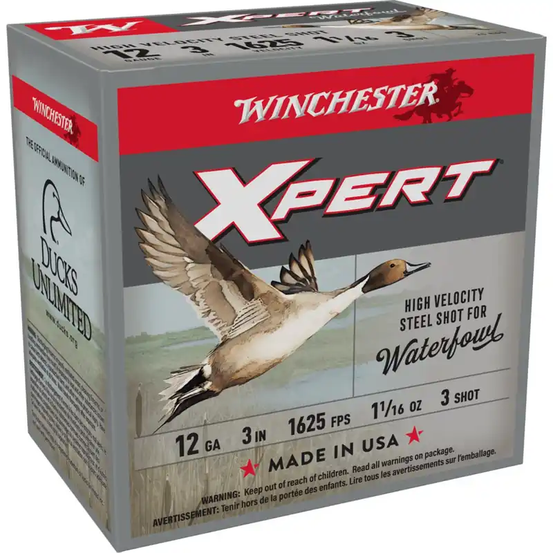 Winchester Xpert Waterfowl 12 Gauge 3" 3 Shot 1 1/16 oz 25 Rounds