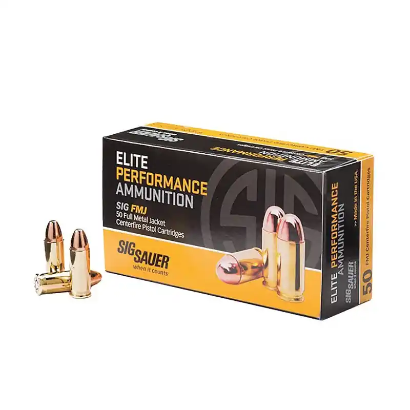 Sig Sauer 40 S&W 180 Gr. Elite Ball FMJ 50 Per Box