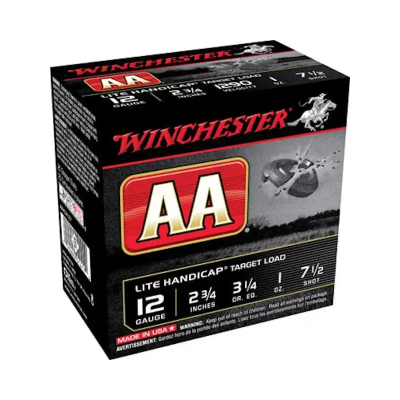Winchester AA Lite Handicap 12 Gauge 2.75" 1290 FPS 1 Ounce 7.5 Shot