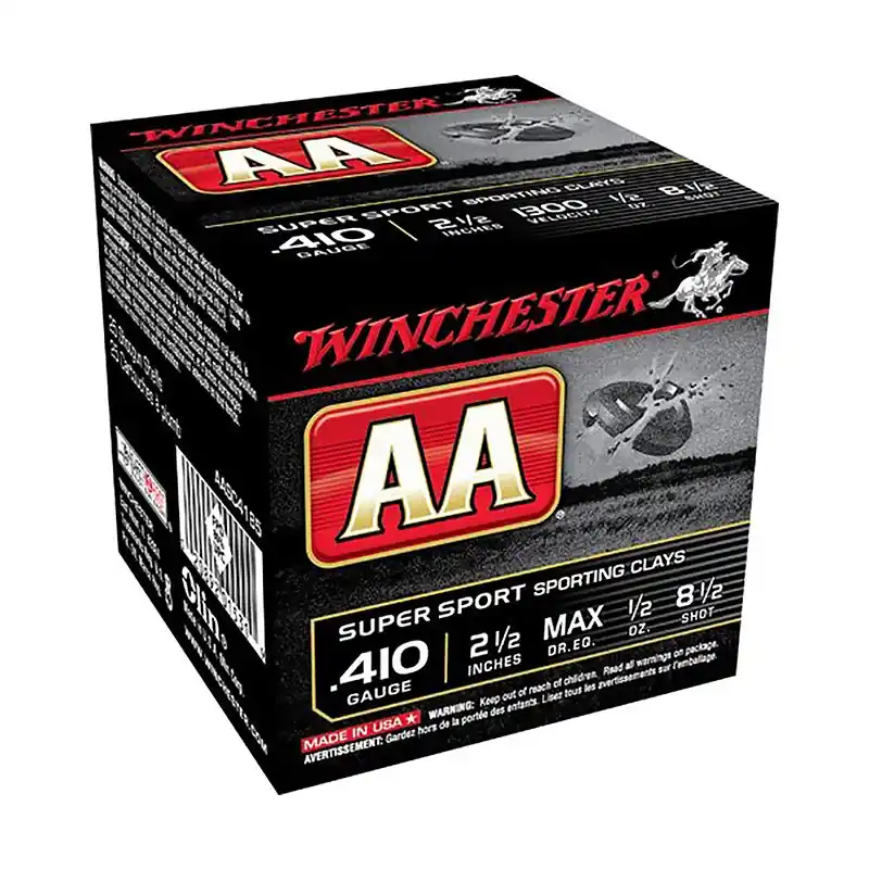 Winchester AA Target Load 410 Ga. 2.5" 1300 FPS 8.5 Shot 25 Per Box