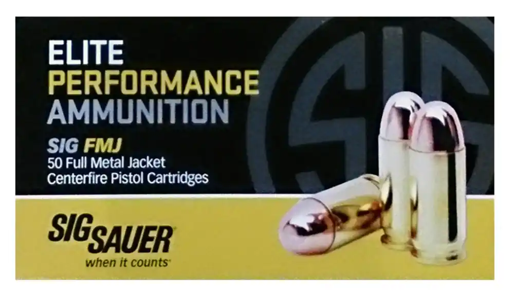 Sig Sauer 45 Auto 230 Gr. Elite Ball FMJ 50 Per Box