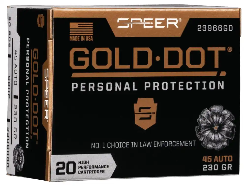 Speer Gold Dot .45 Auto 230 Gr Hollow Point 20 Per Box