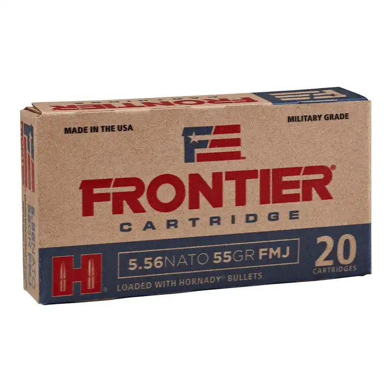 Hornady Frontier 5.56 NATO 55 Grain FMJ 20/Box