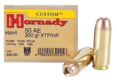 Hornady XTP HP Ammo 50 Action Express 300Gr 20/Box