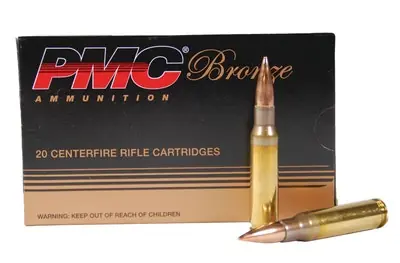 PMC Bronze Line .308 Winchester/7.62 NATO 147 Gr FMJ Boattail