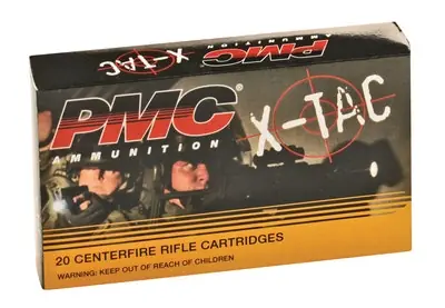 PMC X-Tac Ammunition 5.56mm NATO 55 Gr FMJ Boattail