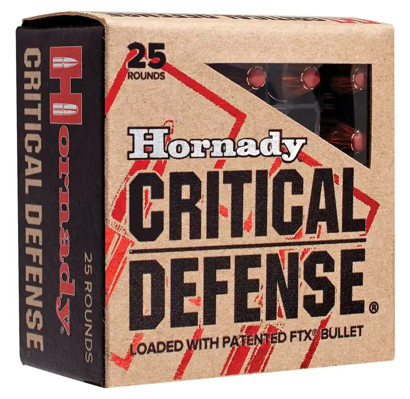 Hornady FTX Critical Defense Ammo 25 ACP 35gr 25/Box